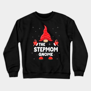 The Stepmom Gnome Matching Family Christmas Pajama Crewneck Sweatshirt